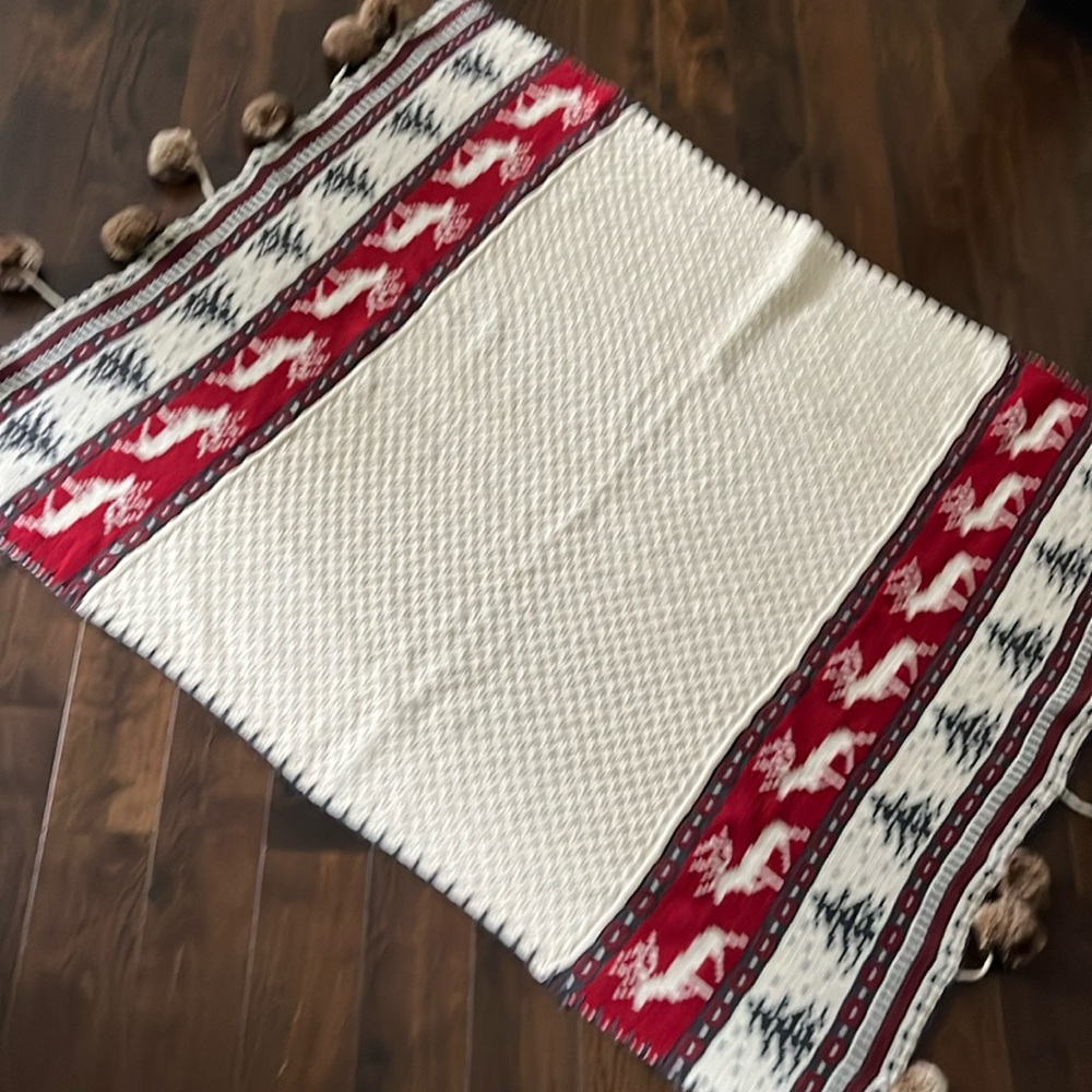 Gorgeous Xmas throw from pottery barn